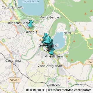Mappa Via Giuseppe Garibaldi, 00045 Genzano di Roma RM, Italia (0.4215)