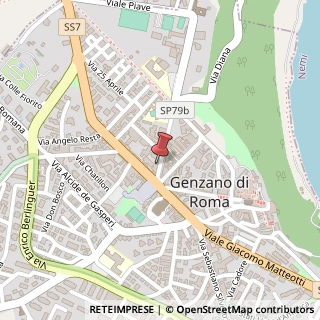 Mappa Via Giuseppe Garibaldi, 18, 00045 Genzano di Roma, Roma (Lazio)