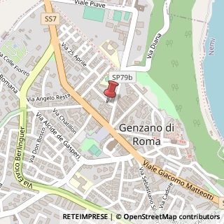Mappa Via dei Mille, 7, 00045 Genzano di Roma RM, Italia, 00045 Genzano di Roma, Roma (Lazio)
