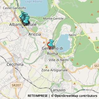 Mappa Via A. de Gasperi 65 Albano Laziale, 00045 Genzano di Roma RM, Italia (3.12929)