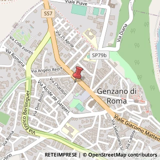 Mappa Via Ercole Imbastari, 7, 00045 Genzano di Roma, Roma (Lazio)