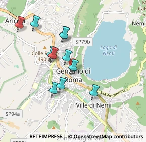 Mappa Via Don Giuseppe Morosini, 00045 Genzano di Roma RM, Italia (0.88182)