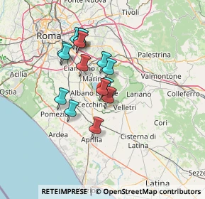 Mappa Via Don Giuseppe Morosini, 00045 Genzano di Roma RM, Italia (11.67133)