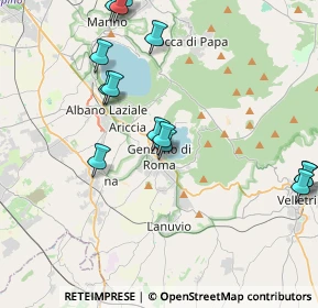 Mappa Via Don Giuseppe Morosini, 00045 Genzano di Roma RM, Italia (5.05)