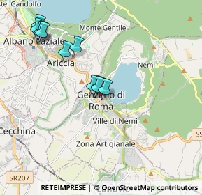 Mappa Via Don Giuseppe Morosini, 00045 Genzano di Roma RM, Italia (2.05909)