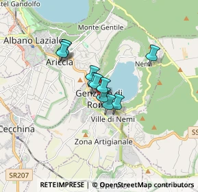 Mappa Via Don Giuseppe Morosini, 00045 Genzano di Roma RM, Italia (1.14182)