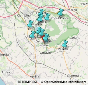 Mappa Via Don Giuseppe Morosini, 00045 Genzano di Roma RM, Italia (5.68333)