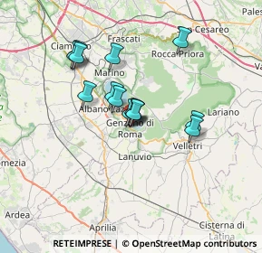 Mappa Via Don Giuseppe Morosini, 00045 Genzano di Roma RM, Italia (5.56429)