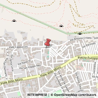 Mappa Via Santa Chiara, 30, 71013 San Giovanni Rotondo, Foggia (Puglia)