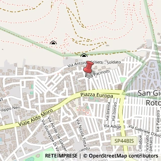 Mappa Via Michele Sabatelli, 14, 71013 San Giovanni Rotondo, Foggia (Puglia)