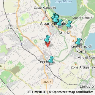 Mappa Via Rufelli, 00072 Ariccia RM, Italia (2.2075)