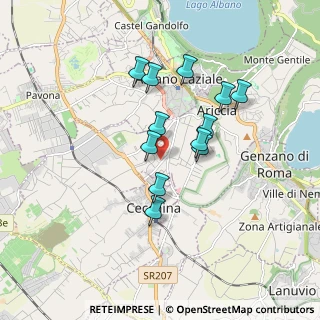 Mappa Via Rufelli, 00072 Ariccia RM, Italia (1.53833)