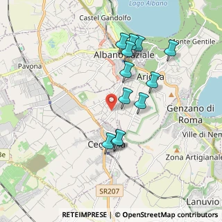 Mappa Via Rufelli, 00072 Ariccia RM, Italia (1.82833)