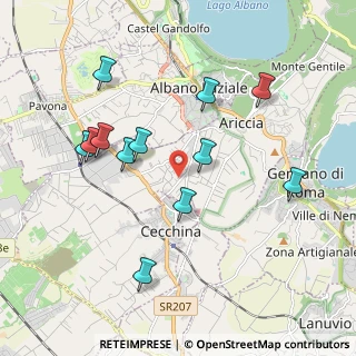 Mappa Via Rufelli, 00072 Ariccia RM, Italia (2.07667)