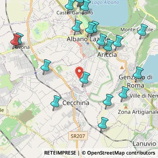 Mappa Via Rufelli, 00072 Ariccia RM, Italia (2.961)