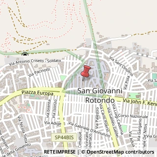 Mappa Via Vaglio Fortuna, 10, 71013 San Giovanni Rotondo, Foggia (Puglia)