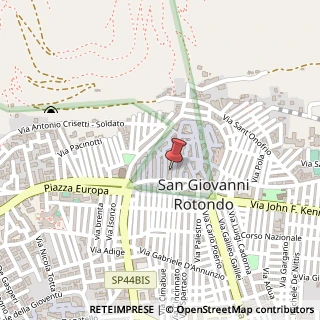 Mappa Via Pirgiano, 25, 71013 San Giovanni Rotondo, Foggia (Puglia)