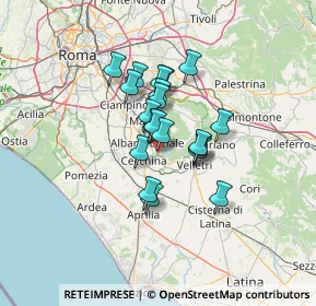 Mappa Via Fratelli Colabona, 00045 Genzano di Roma RM, Italia (9.6205)