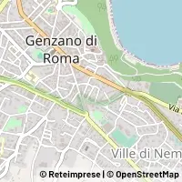 Kaart Genzano di Roma