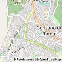Map Genzano di Roma