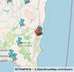 Mappa Via San Leonardo, 09043 Muravera CA, Italia (19.00455)