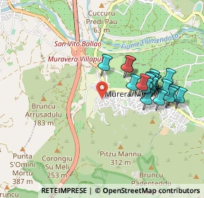 Mappa Via San Leonardo, 09043 Muravera CA, Italia (0.9785)