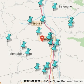 Mappa Via Insidia, 87046 Montalto Uffugo CS, Italia (5.1195)