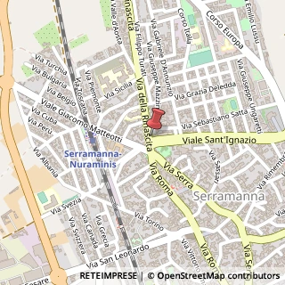 Mappa Via della Rinascita, 2, 09038 Serramanna, Medio Campidano (Sardegna)