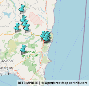 Mappa Via Tigellio Cucca, 09043 Muravera CA, Italia (13.03929)