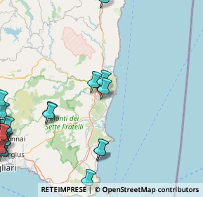 Mappa Via dei Platani, 09043 Muravera CA, Italia (28.504)