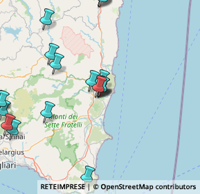 Mappa Via dei Platani, 09043 Muravera CA, Italia (21.597)