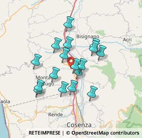 Mappa Via Matilde Serao, 87046 Montalto Uffugo CS, Italia (6.18059)