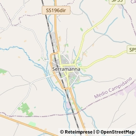 Mappa Serramanna
