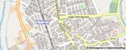 Mappa Serramanna