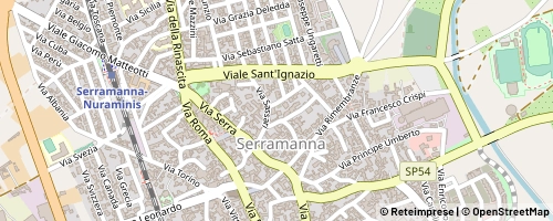Mappa Serramanna