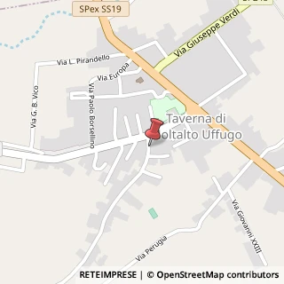 Mappa Via Monachelle, 3, 87040 Taverna CS, Italia, 87046 Montalto Uffugo, Cosenza (Calabria)