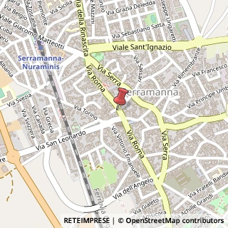 Mappa Piazza Martiri, 2, 09038 Serramanna, Medio Campidano (Sardegna)