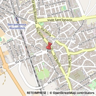 Mappa Via Roma, 84, 09038 Serramanna, Medio Campidano (Sardegna)