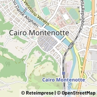 Map Cairo Montenotte