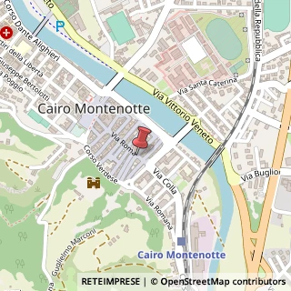 Mappa Via Roma, 19, 17014 Cairo Montenotte, Savona (Liguria)