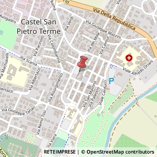 Mappa Via Cesare Battisti, 22, 40024 Castel San Pietro Terme, Bologna (Emilia Romagna)