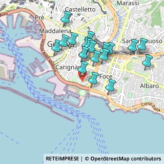 Mappa Via Atto Vannucci, 16128 Genova GE, Italia (0.8805)