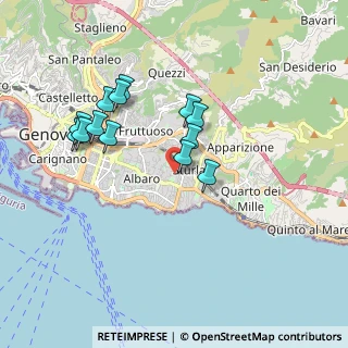 Mappa Via Siena, 16146 Genova GE, Italia (1.69154)