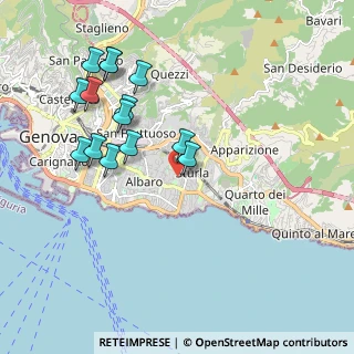 Mappa Via Siena, 16146 Genova GE, Italia (2.06643)
