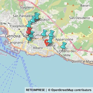 Mappa Via Siena, 16146 Genova GE, Italia (1.77167)