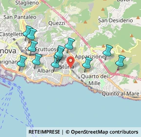 Mappa Viale Massaua, 16147 Genova GE, Italia (1.82333)