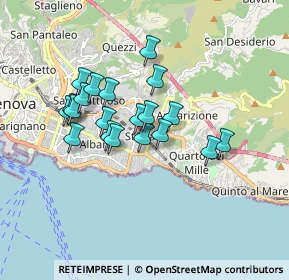 Mappa Via Sturla, 16147 Genova GE, Italia (1.419)