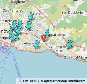 Mappa Via Sturla, 16147 Genova GE, Italia (2.26308)
