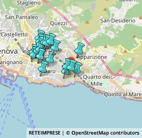 Mappa Via Sturla, 16147 Genova GE, Italia (1.5505)