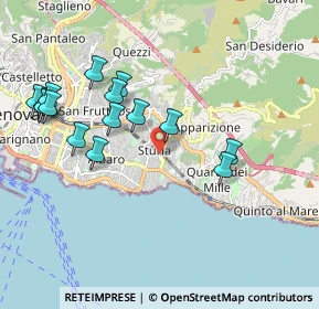 Mappa Via Sturla, 16147 Genova GE, Italia (2.044)